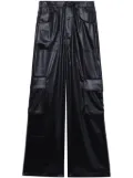 BAPY BY *A BATHING APE® faux-leather cargo pants - Black