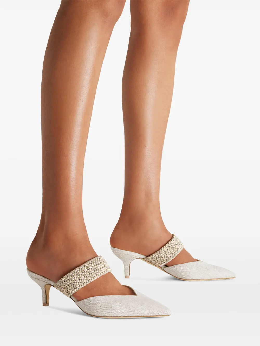 Malone Souliers 45 mm Maisie muiltjes Beige
