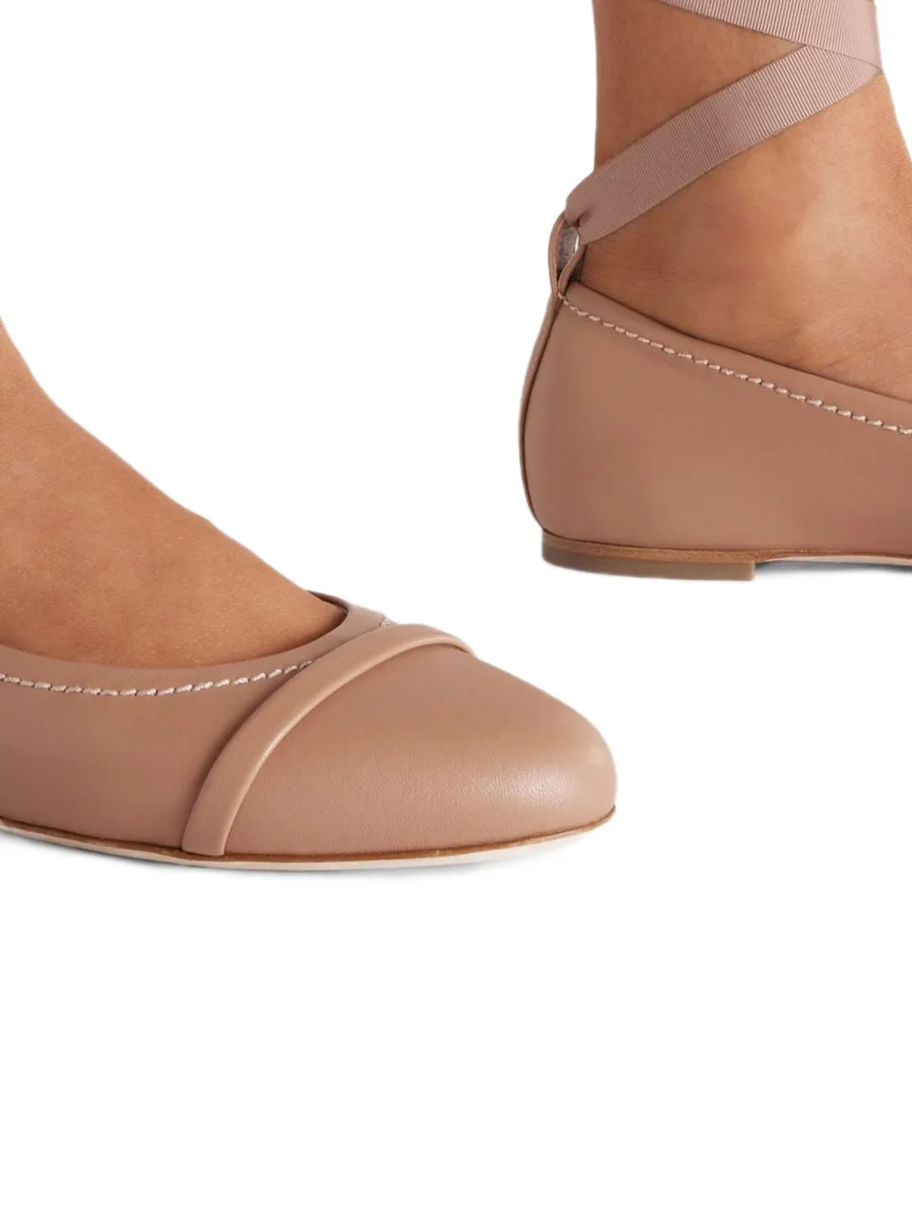 Malone Souliers Sabina ballet flats Neutrals