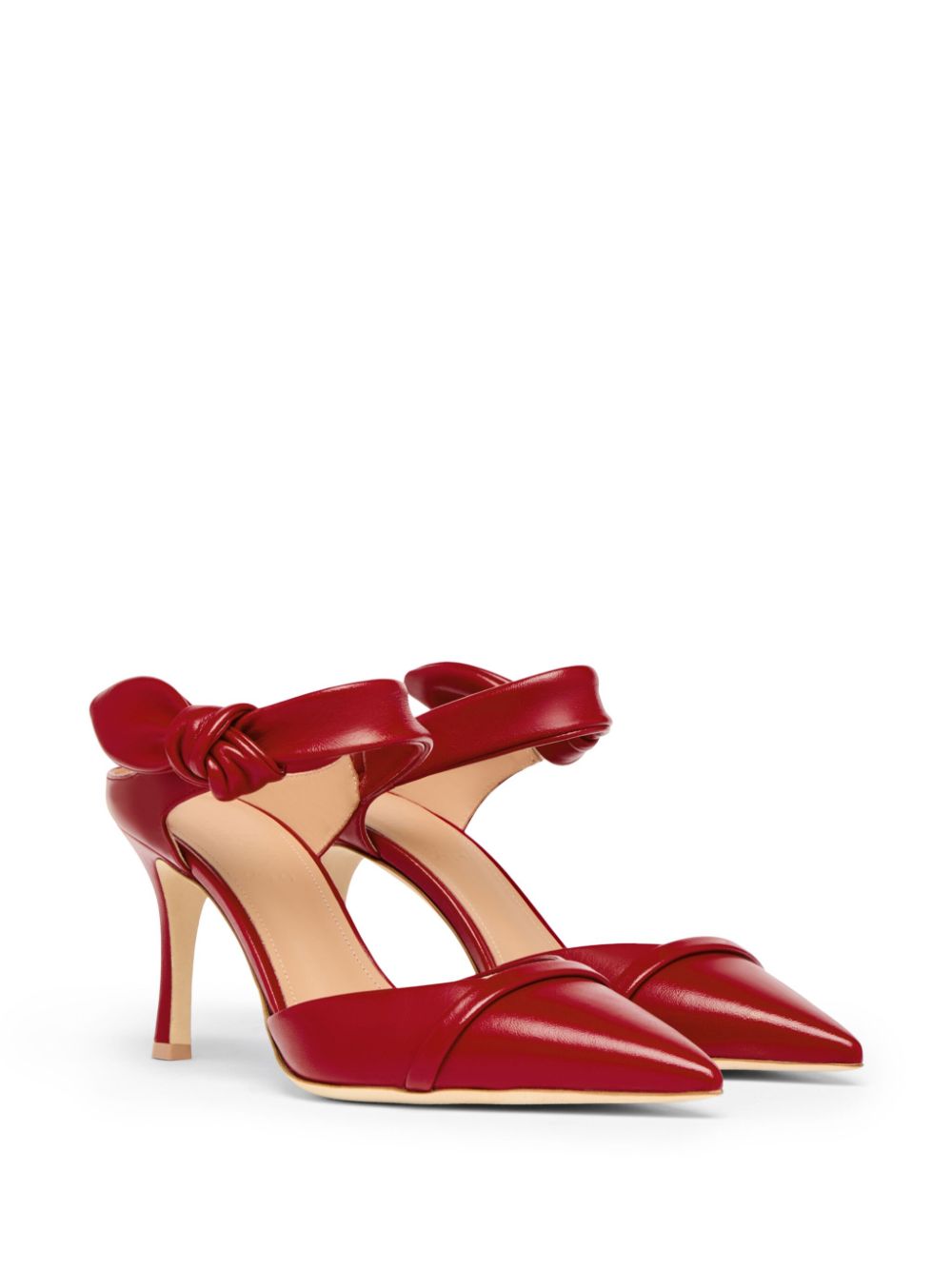 Malone Souliers 80mm Eartha mules Red