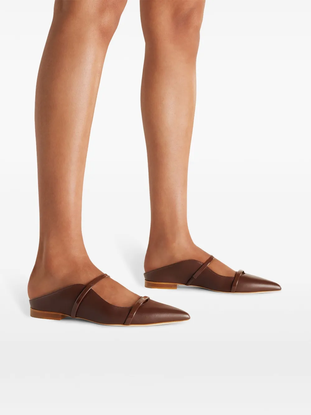 Shop Malone Souliers Maureen Mules In Braun