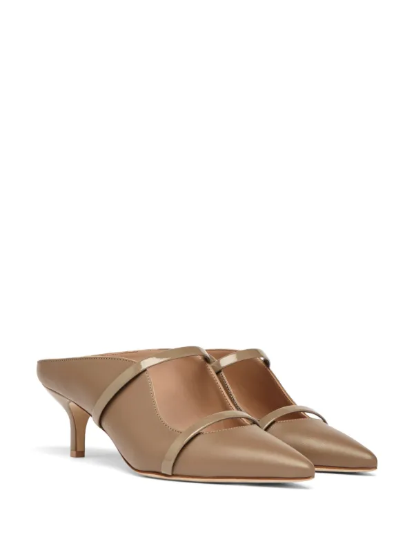 Malone Souliers 45mm Maureen Mules Neutrals FARFETCH GE
