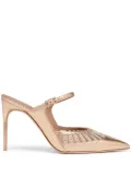 Malone Souliers 90mm Bardot mules - Gold