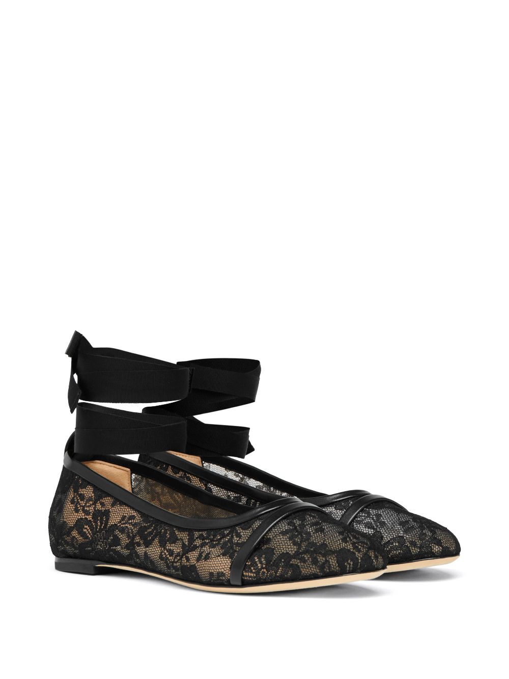 Malone Souliers Sabina ballerina's - Zwart