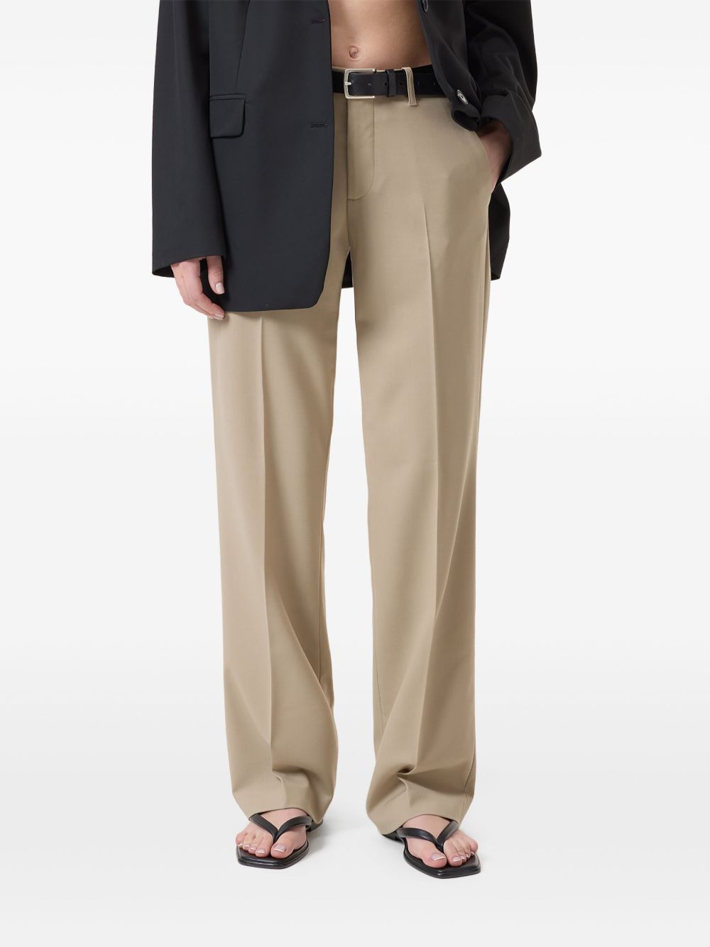 Closed Sasia straight trousers - Beige