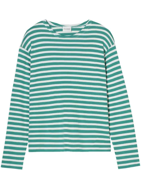 Closed playera con motivo de rayas