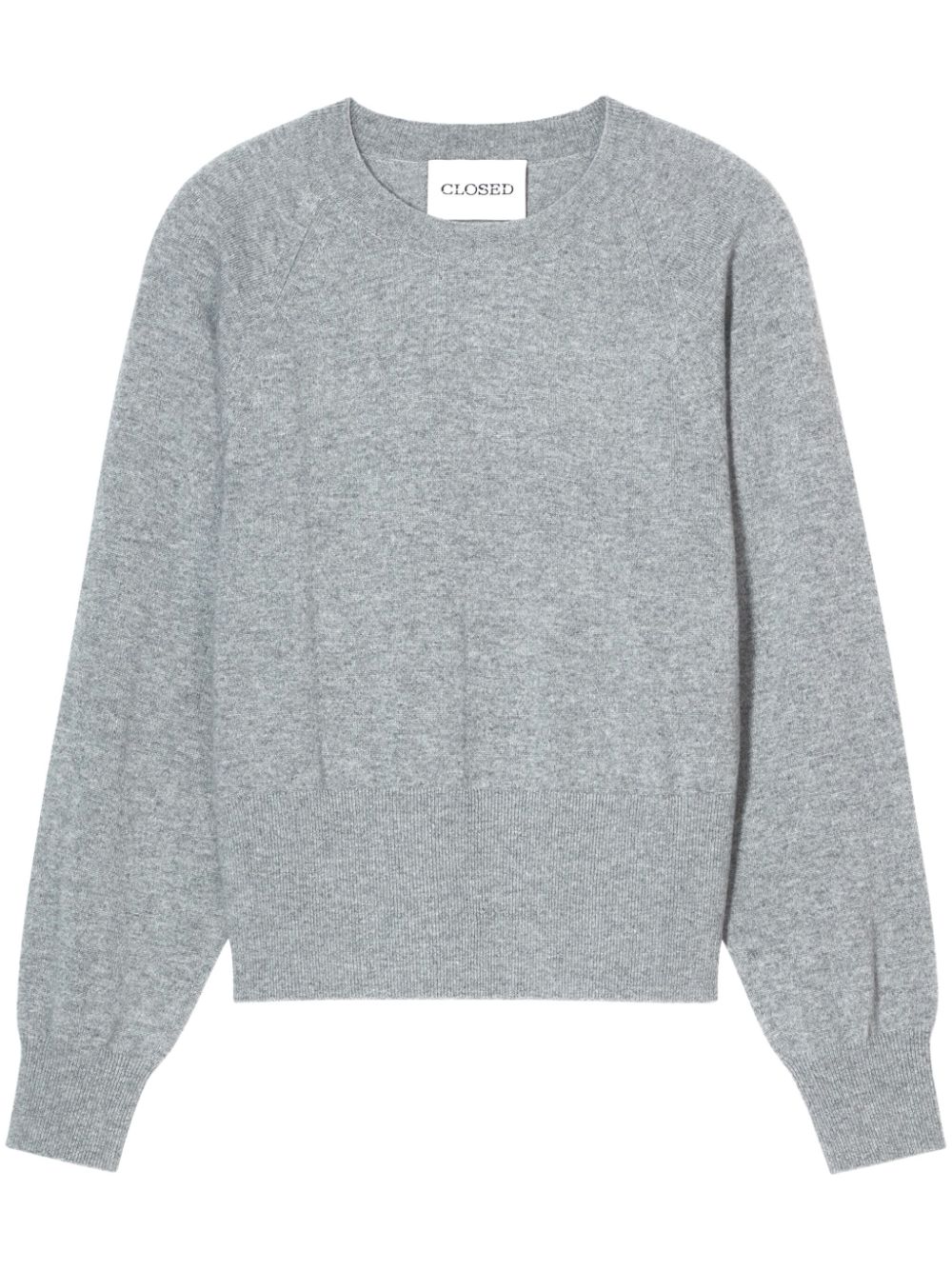 crew-neck cropped sweater