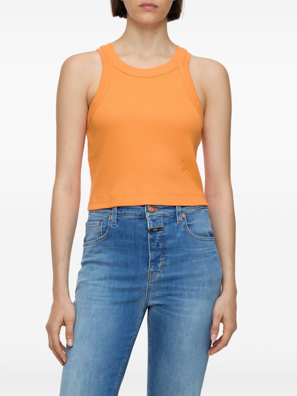 Closed Racer tank top - Oranje