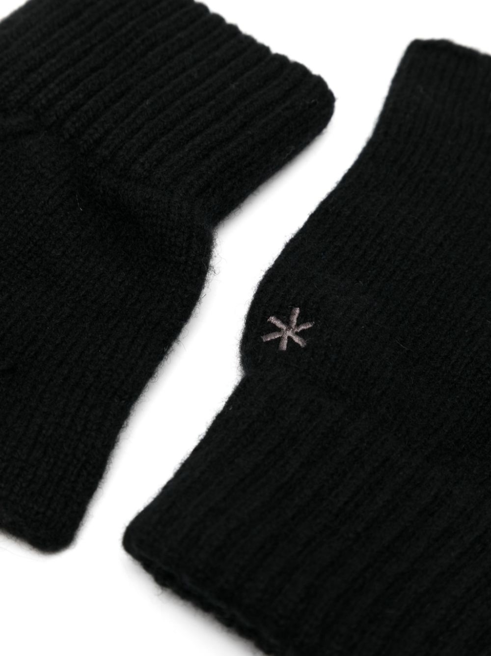 Snow Peak fingerless gloves - Black