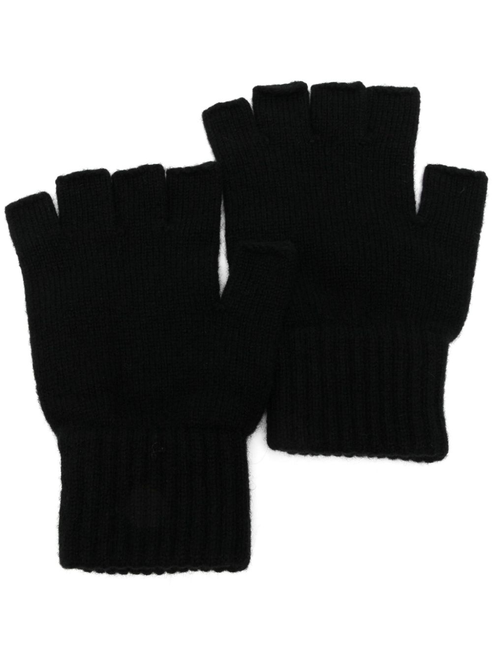 Snow Peak fingerless gloves - Black