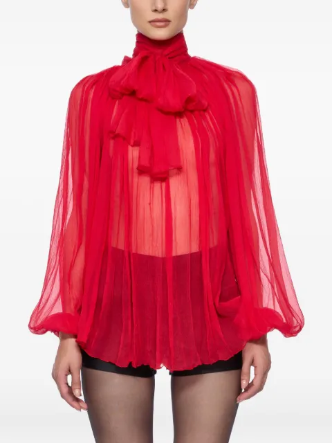 Atu Body Couture blusa de gasa