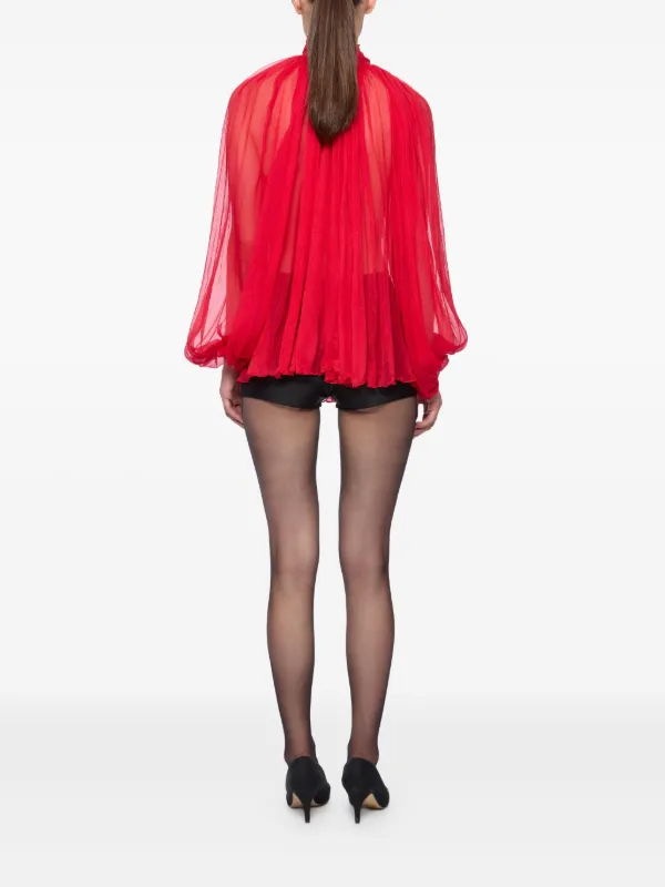 Atu Body Couture シフォン ブラウス | レッド | FARFETCH JP