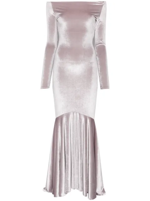 Atu Body Couture off-shoulder gown