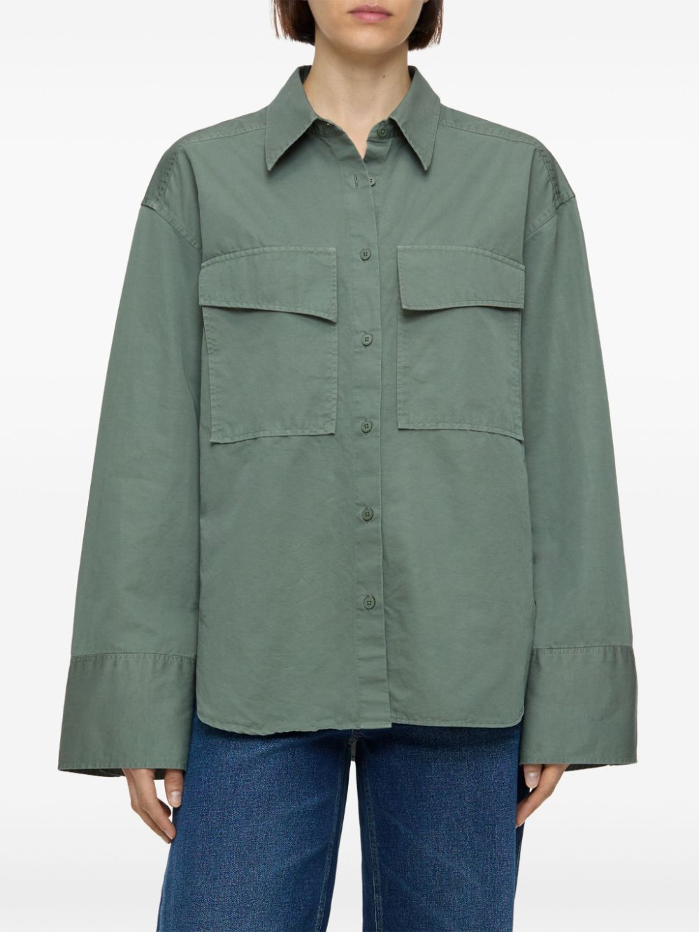 Closed Utility shirt - Groen