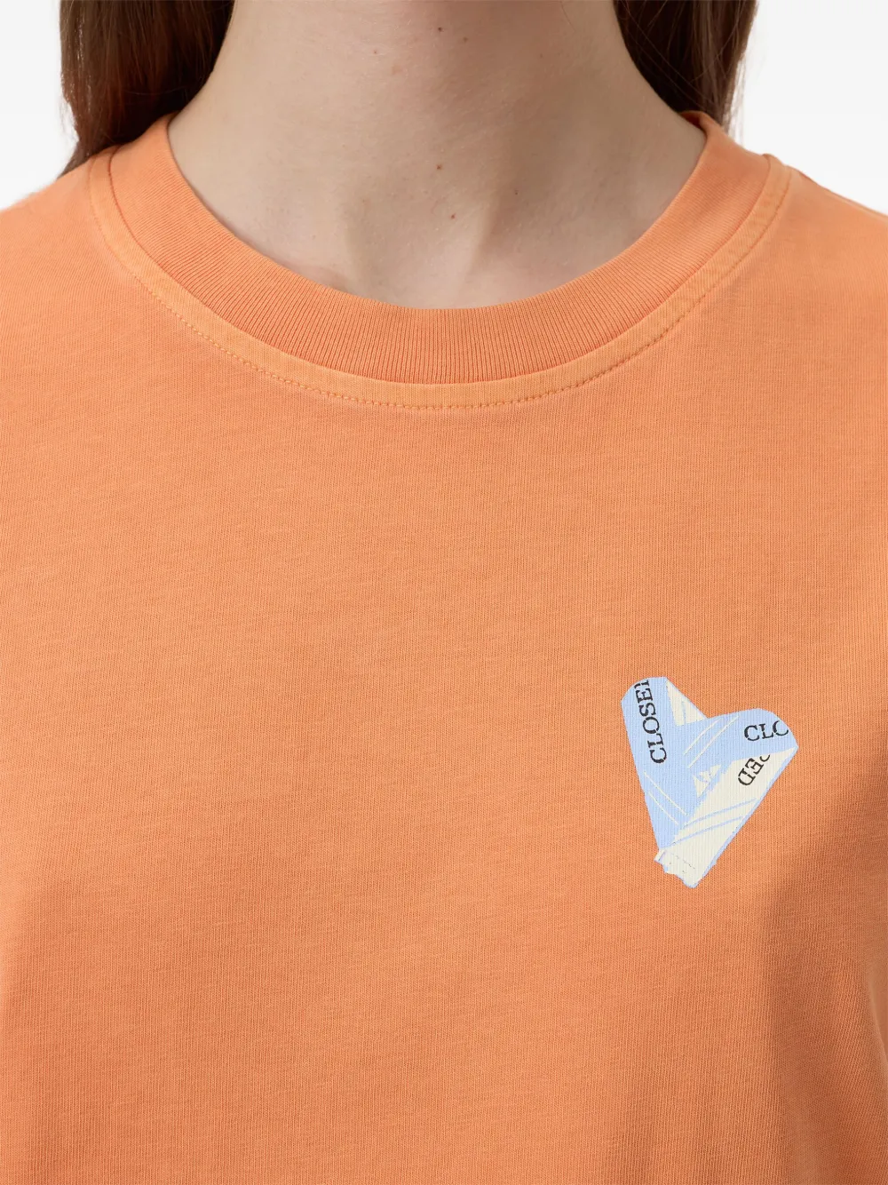 CLOSED PRINT-DETAIL T-SHIRT 