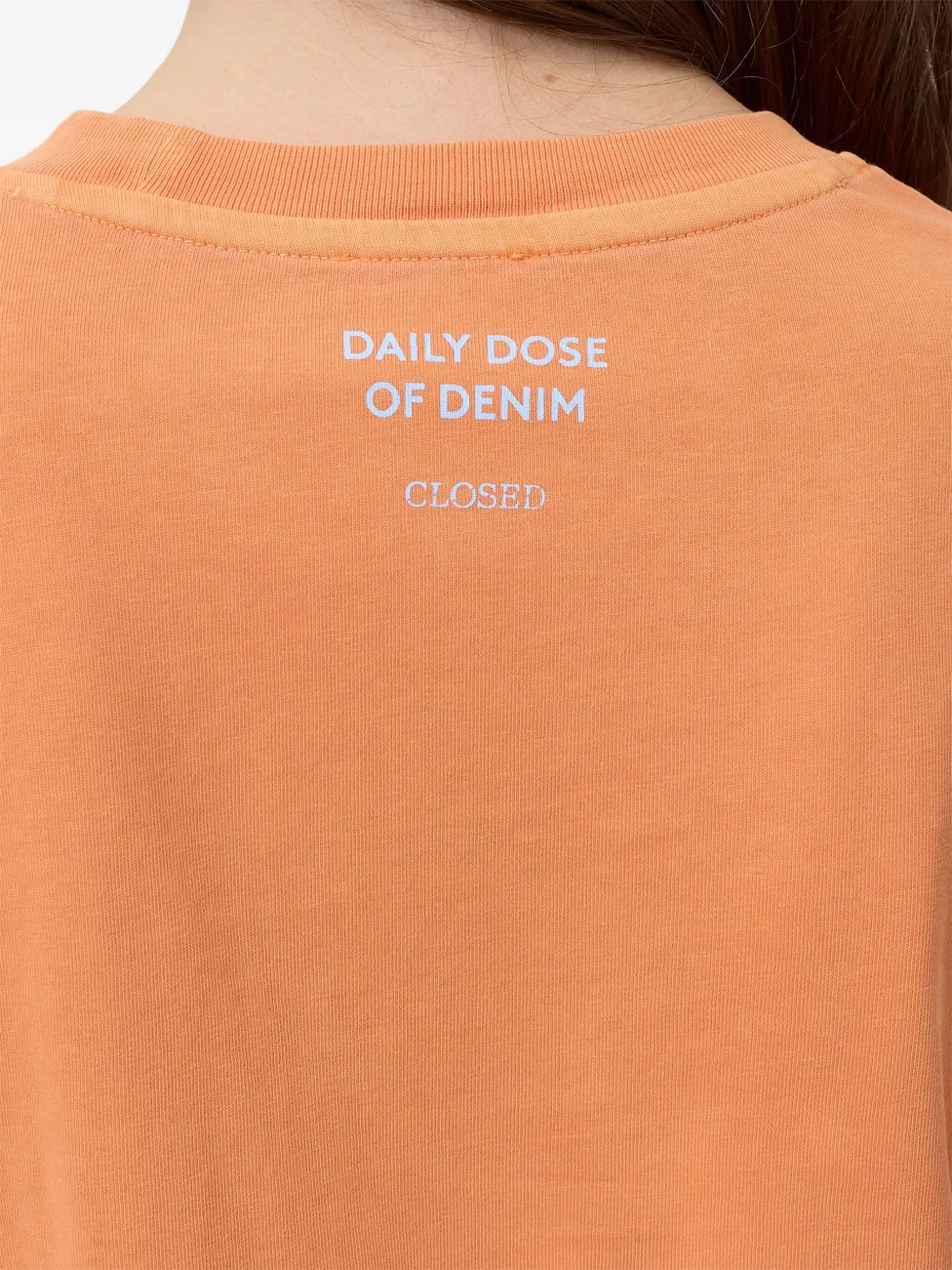 CLOSED PRINT-DETAIL T-SHIRT 