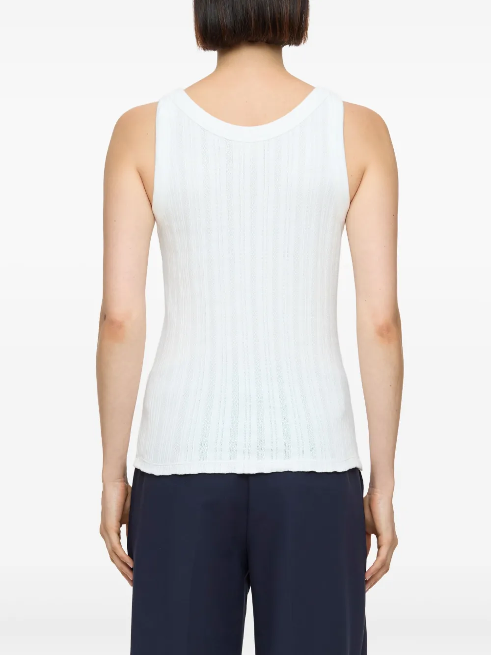 Closed Geribbelde tanktop - Wit