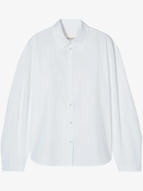 Closed Camisa com pregas nas mangas