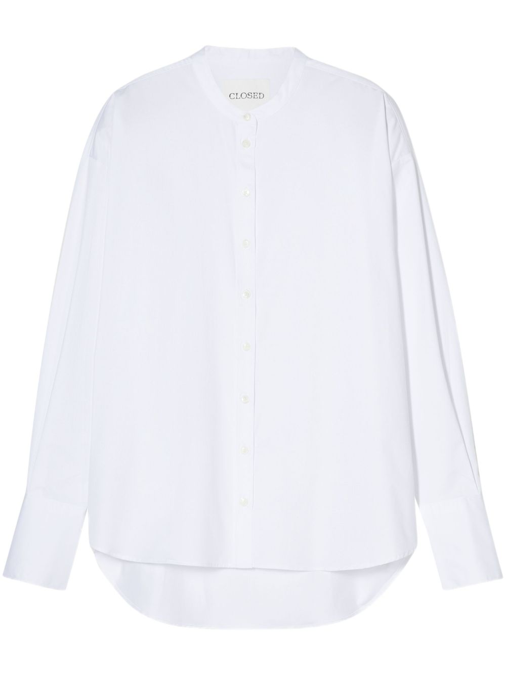 Closed belted shirt - White