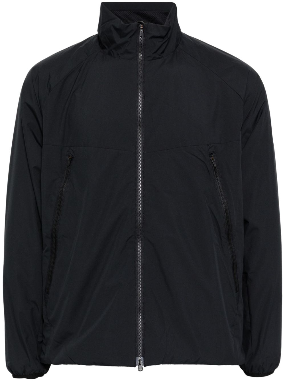 zip-up windbreaker