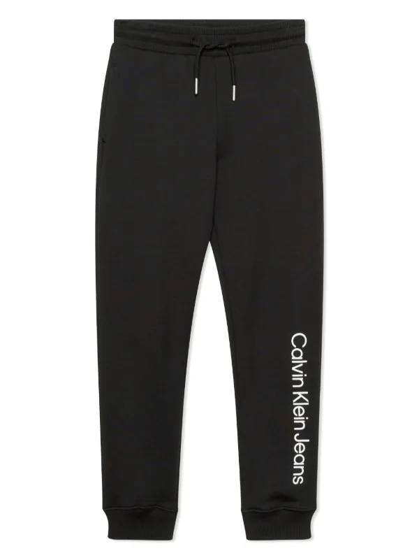 Calvin Klein Jeans logo-print Track Pants Black FARFETCH ID