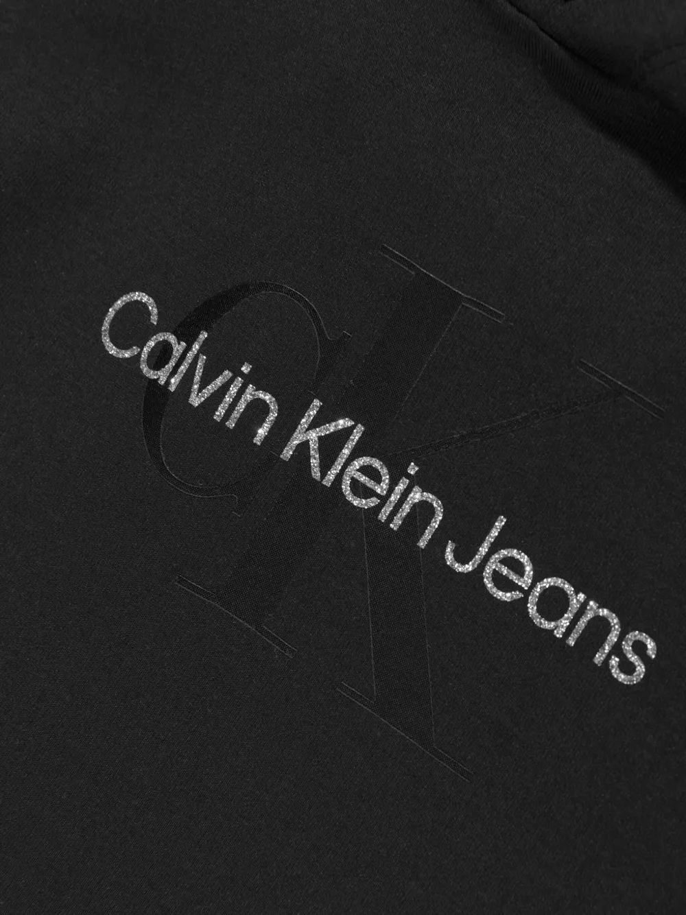 Calvin Klein Jeans Hoodie met logoprint Zwart