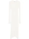 MANURI jersey maxi dress - White