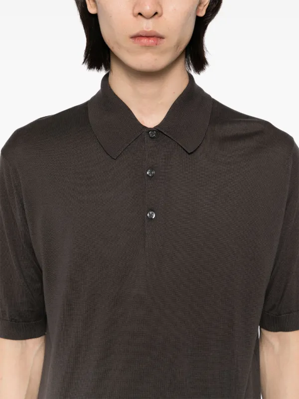 JOHN SMEDLEY - Polo Shirt ISIS | palm – Blitz Boutique X