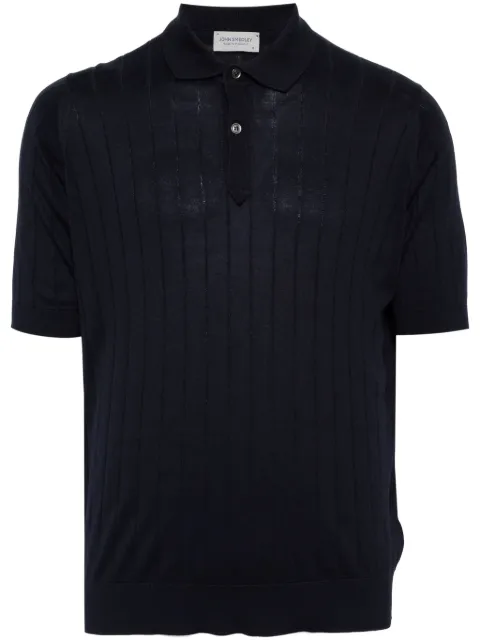 John Smedley قميص بولو 'ليشاو' قطن