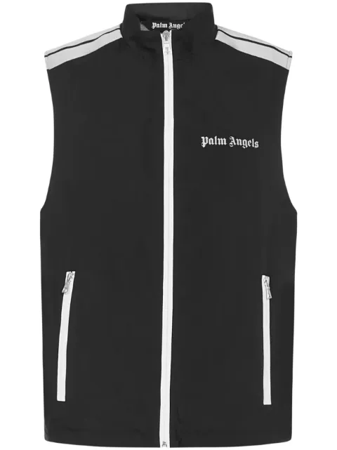 Palm Angels chaleco con logo estampado
