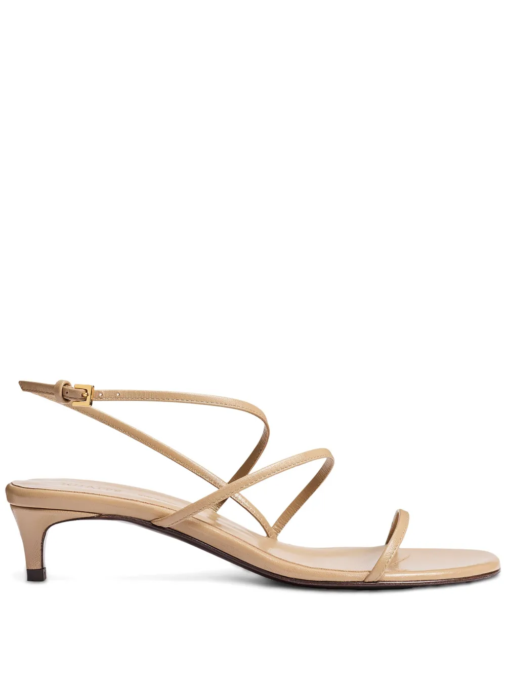 KHAITE Loop sandals Gold