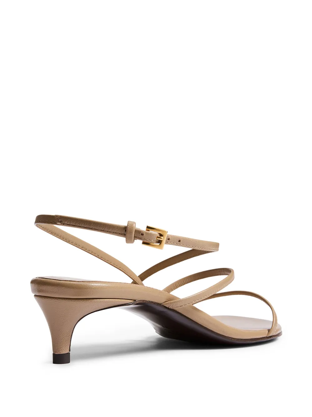 KHAITE Loop sandals Gold