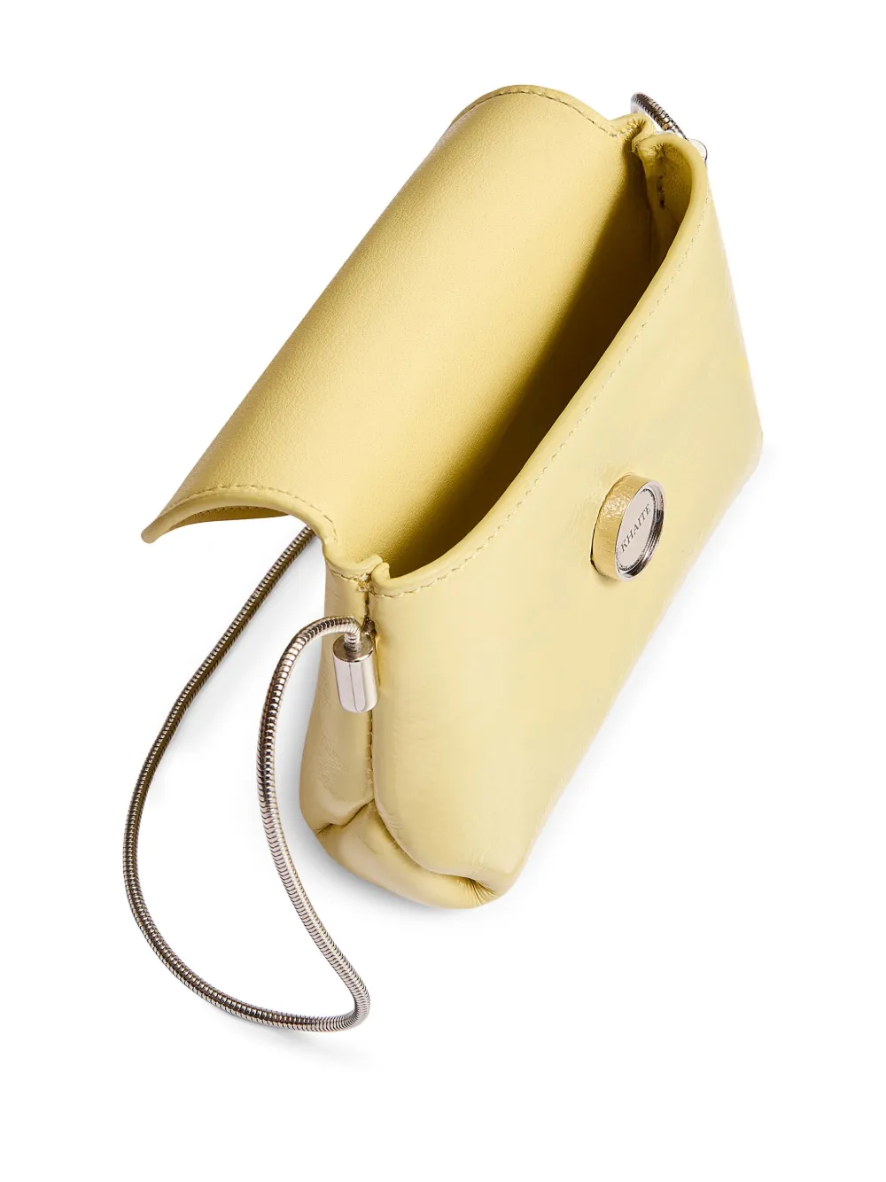 KHAITE Bobbi kleine crossbodytas Geel