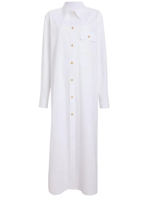 KHAITE robe longue Wyatt - Blanc - KHAITE - Modalova