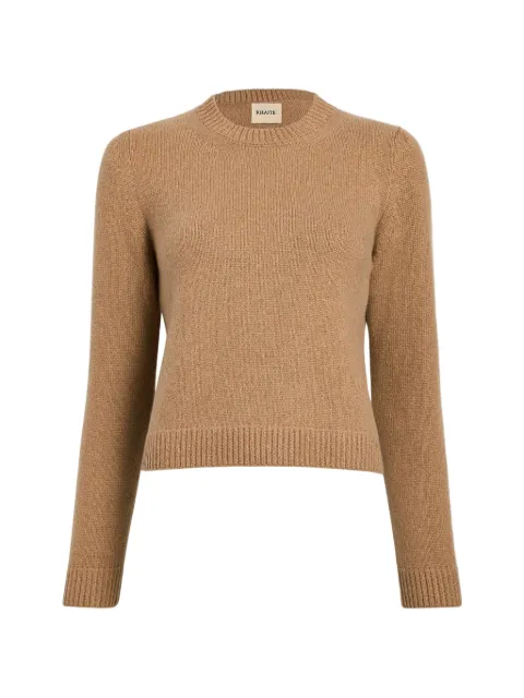 KHAITE Leta Pullover mit rundem Ausschnitt