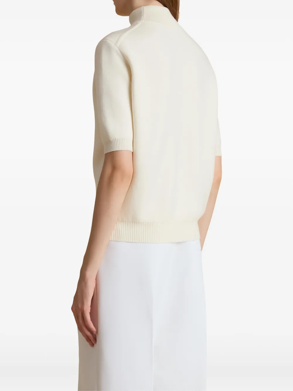 KHAITE Marco gebreide top Beige