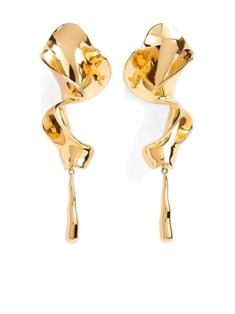 KHAITE Tidal drop earrings
