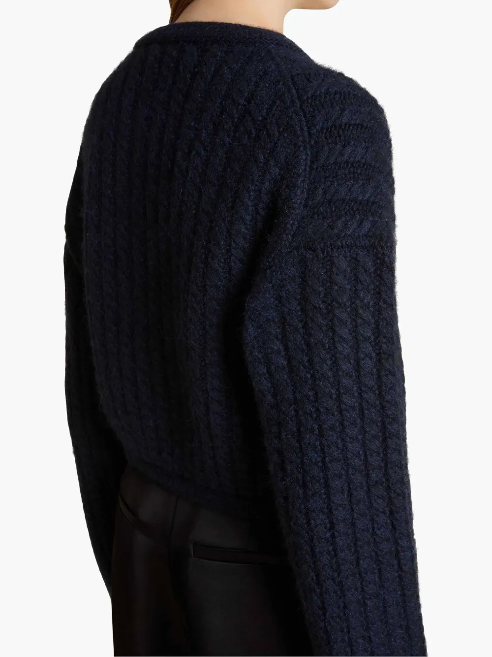 KHAITE Vest met print Blauw