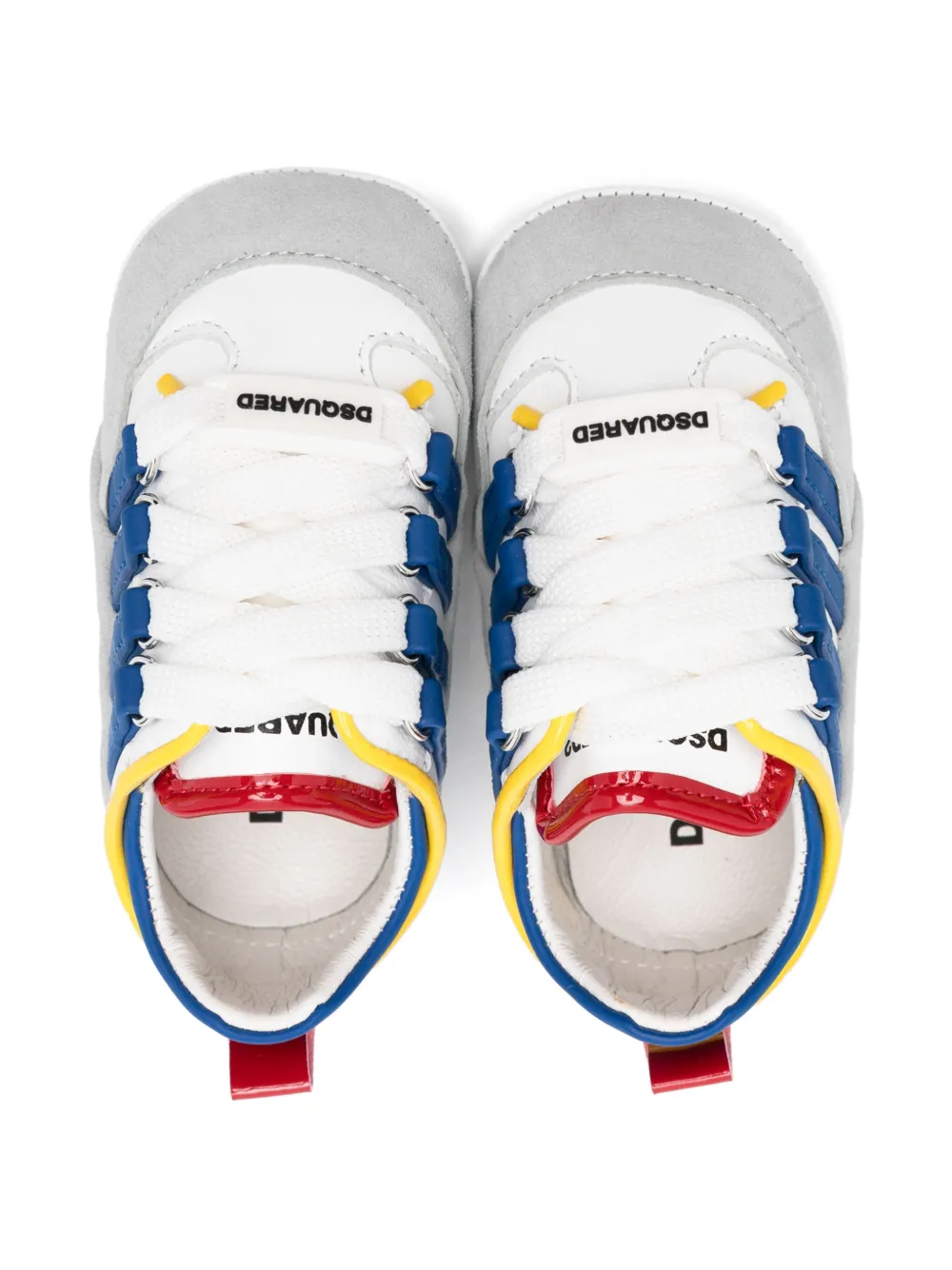 DSQUARED2 KIDS Sneakers met logo-reliëf Wit