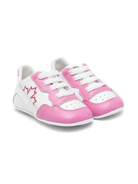 DSQUARED2 KIDS tenis con logo estampado
