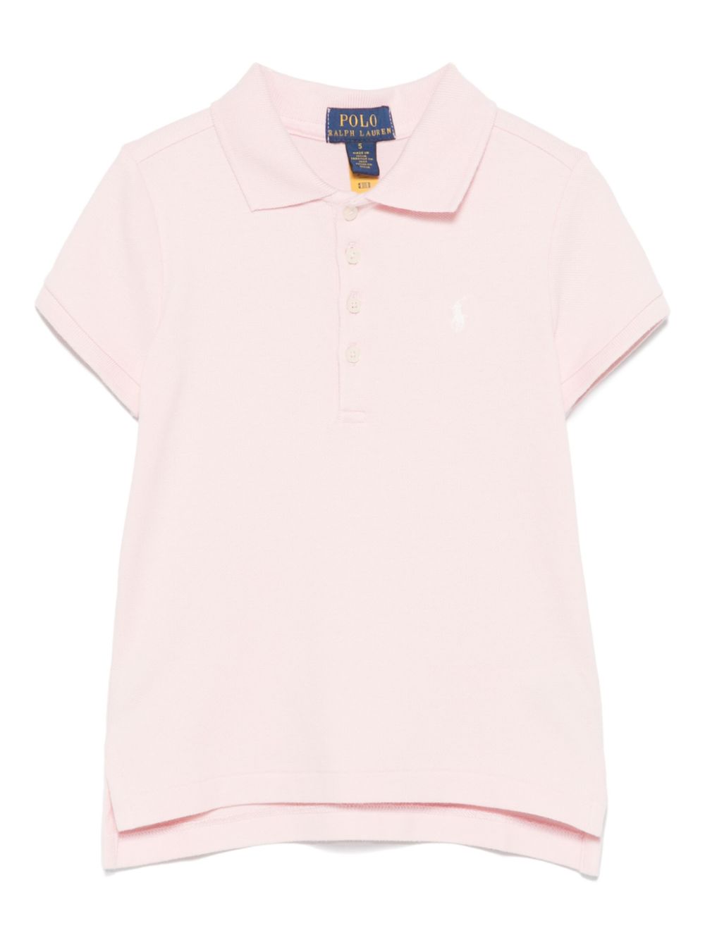 POLO RALPH LAUREN KIDS Poloshirt met borduurwerk Roze