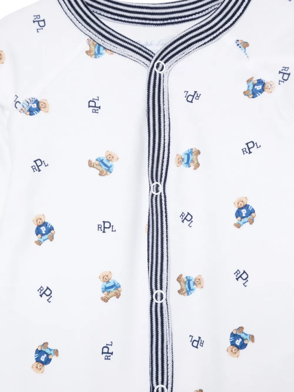 POLO RALPH LAUREN KIDS Katoenen pyjama Wit