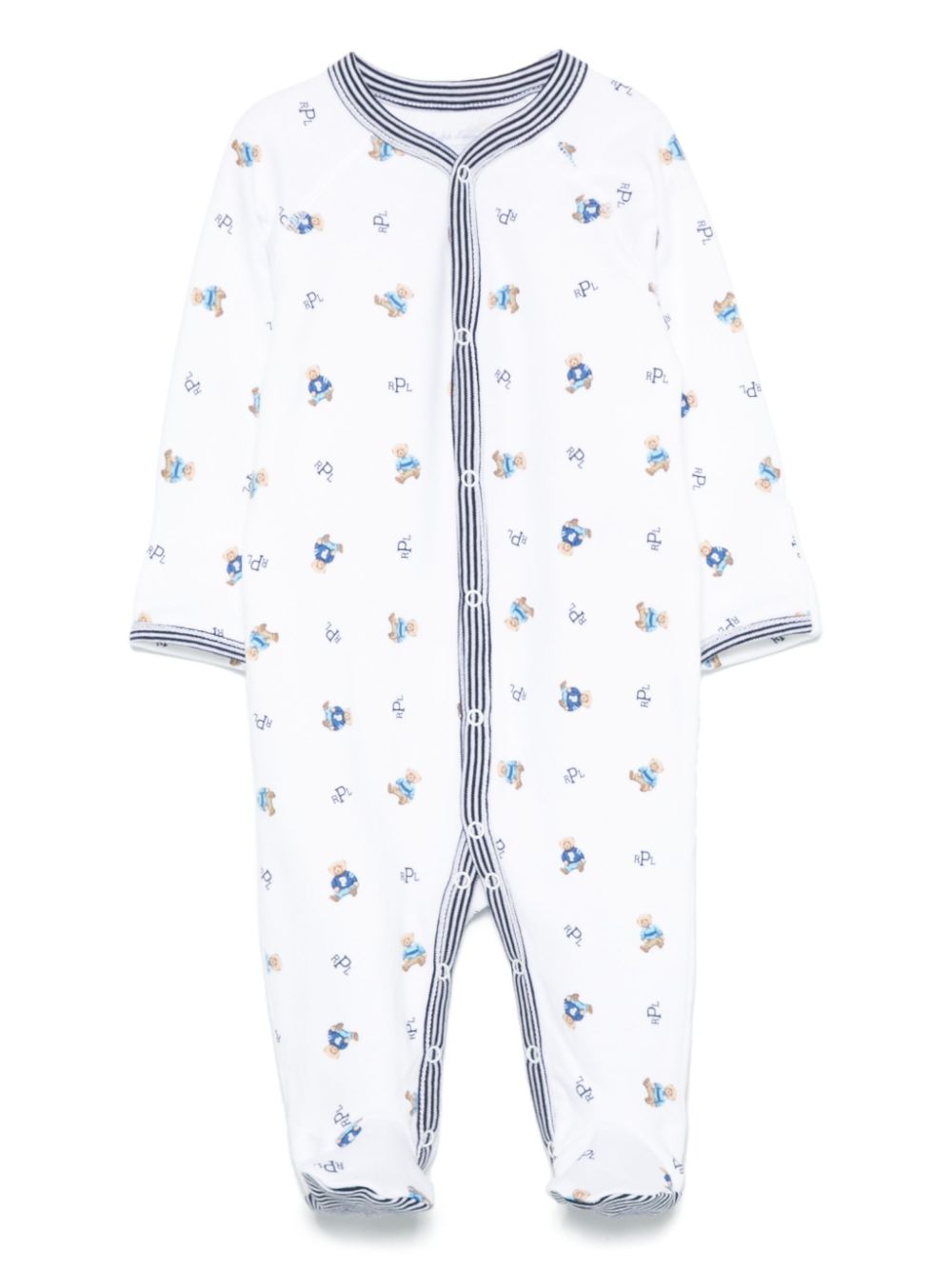 POLO RALPH LAUREN KIDS Polo Bear cotton pajamas - White