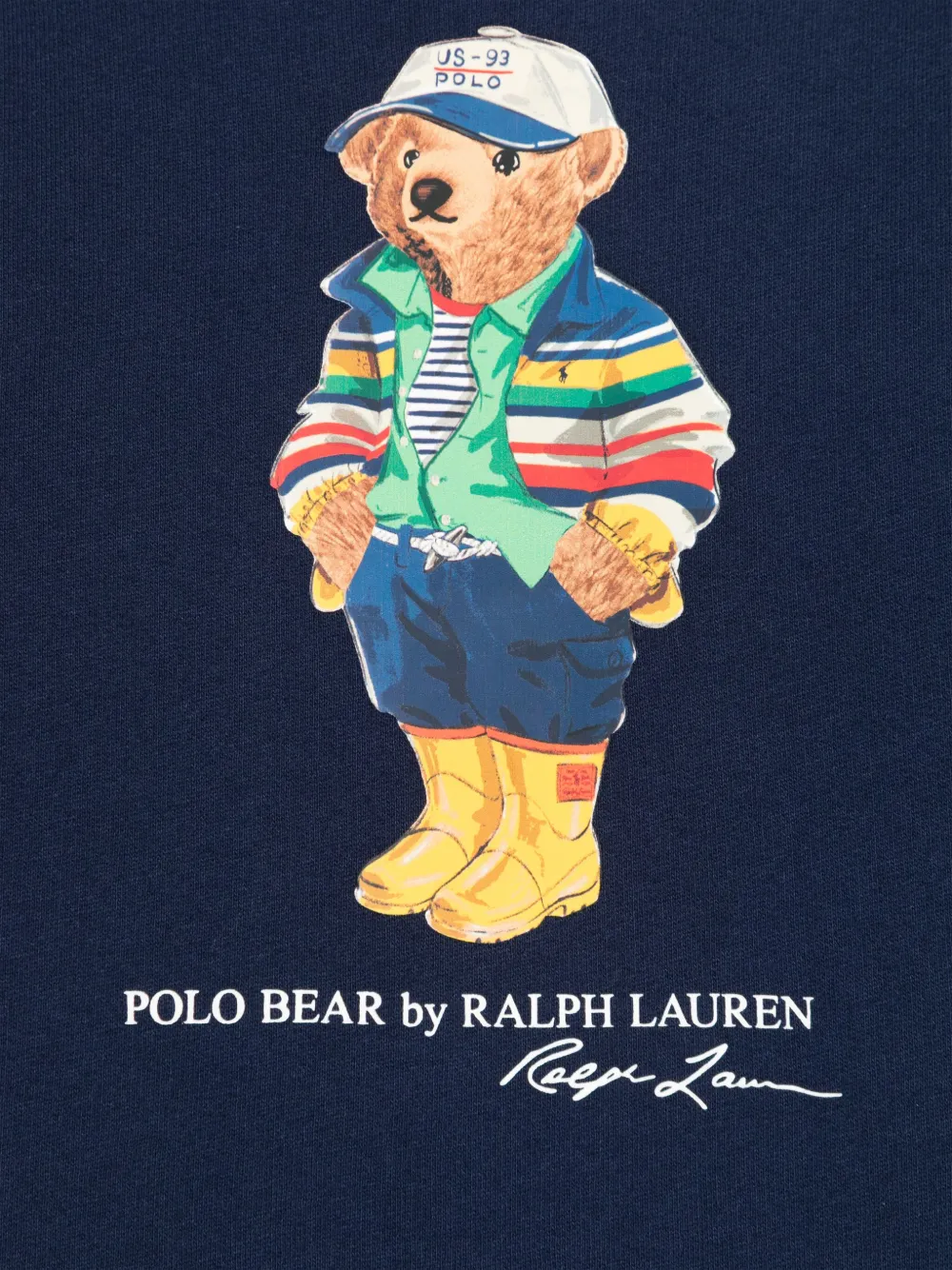 POLO RALPH LAUREN KIDS Sweater met teddybeerprint Blauw