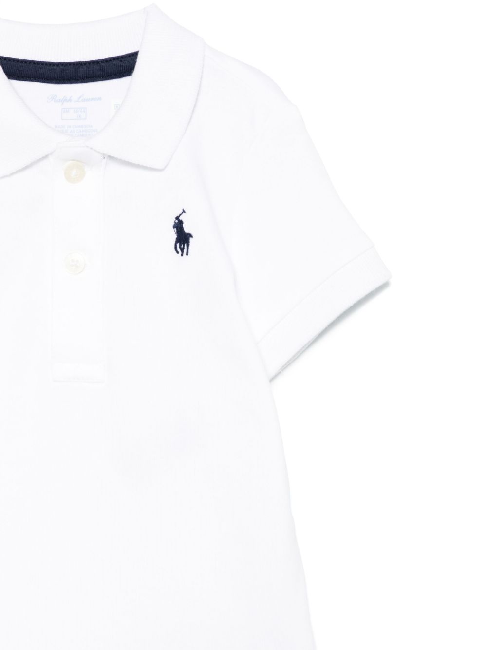 POLO RALPH LAUREN KIDS Body met borduurwerk Wit