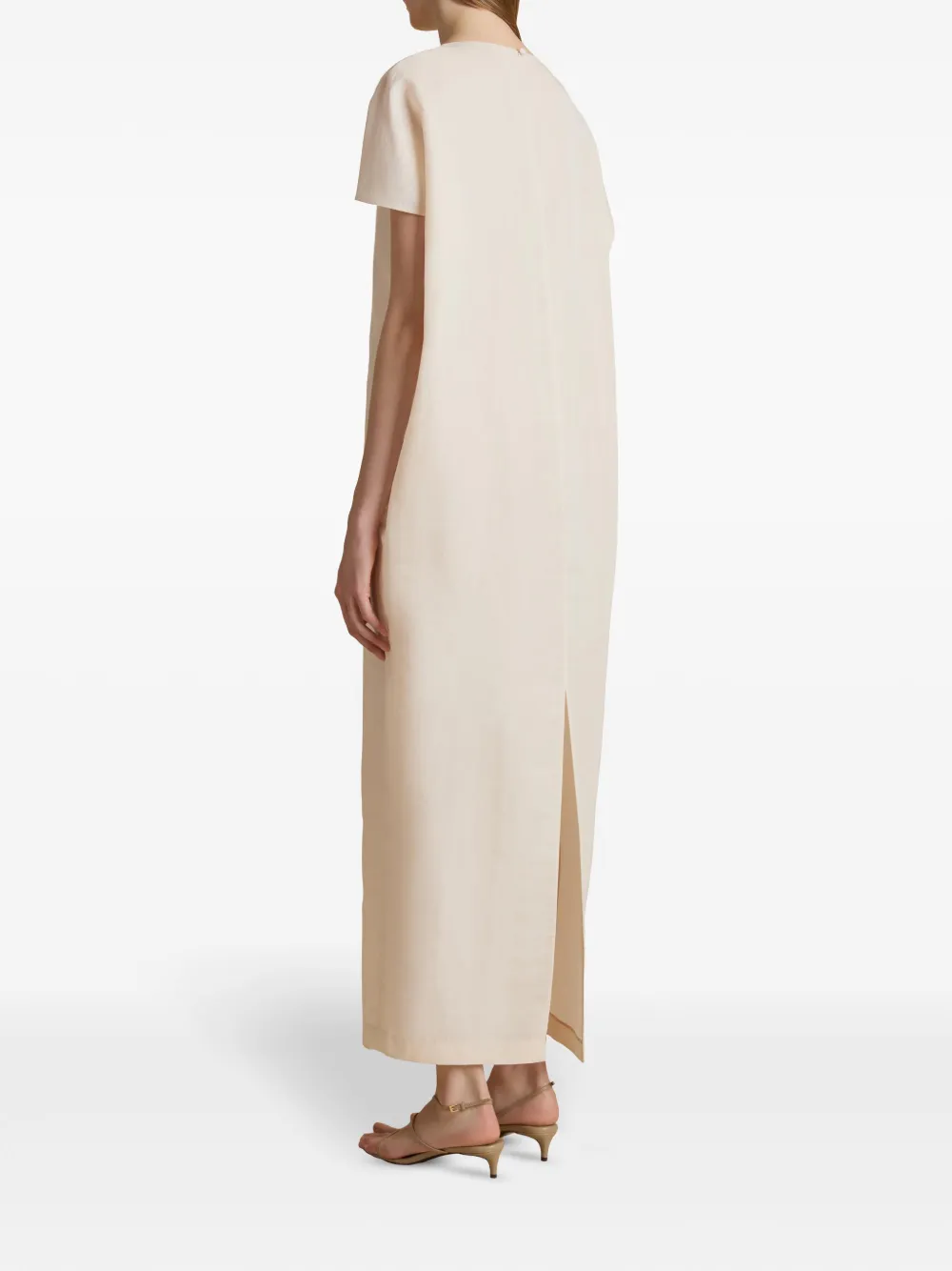KHAITE Webster maxi-jurk Beige