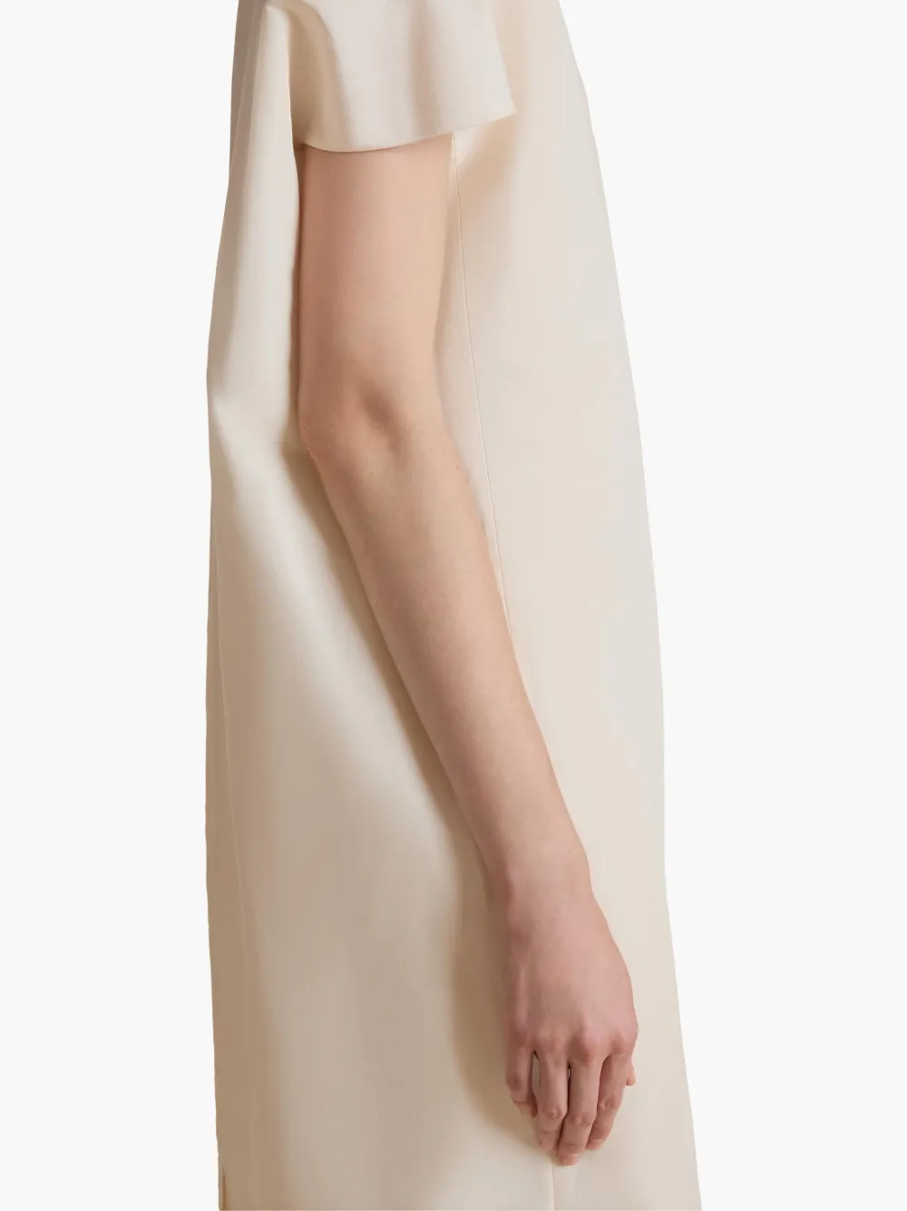 KHAITE Webster maxi-jurk Beige