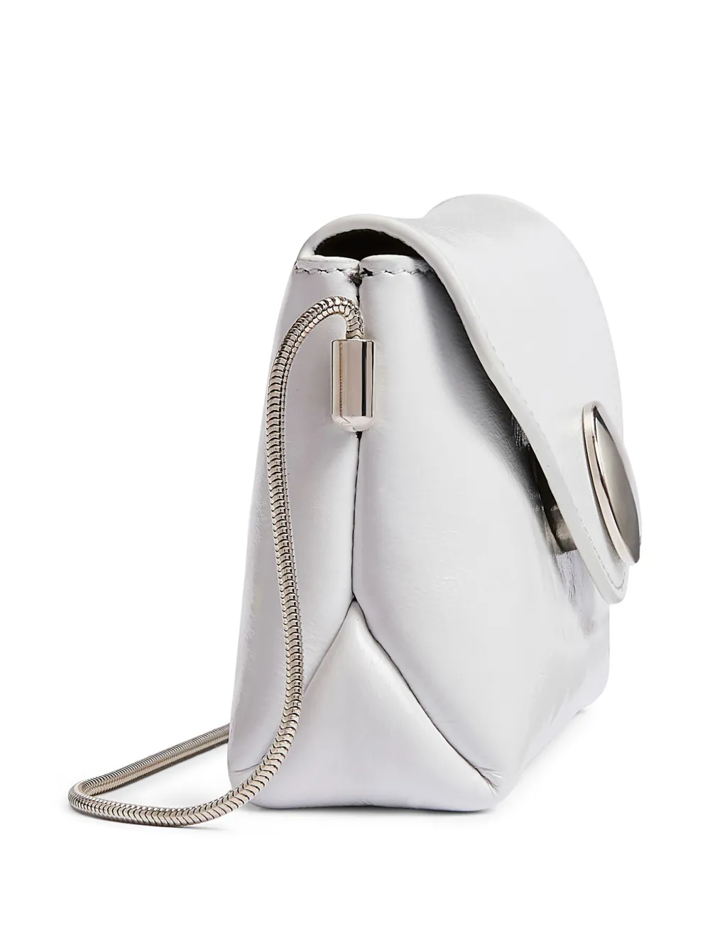 KHAITE Kleine Bobbi crossbodytas Wit