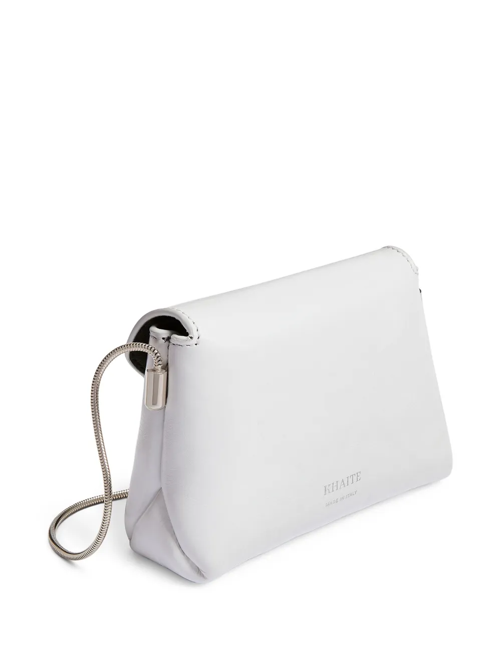 KHAITE Kleine Bobbi crossbodytas Wit
