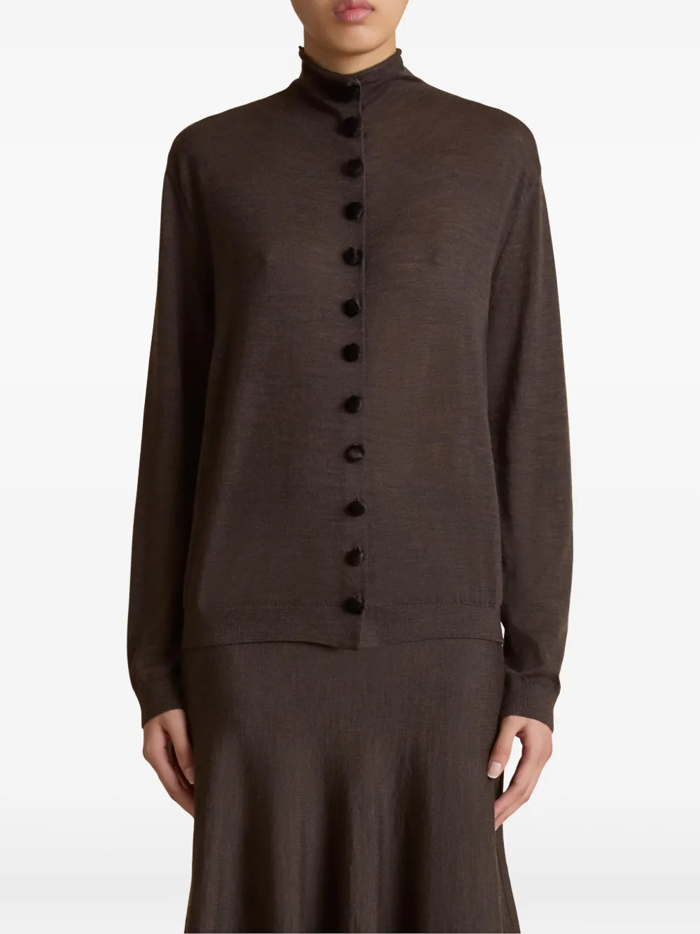 KHAITE Linnea vest Bruin
